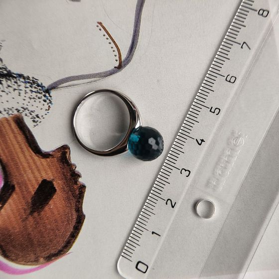 Серебряное кольцо с фианитами