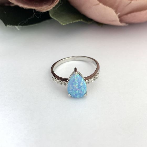 Серебряное кольцо с опалом 1.037ct