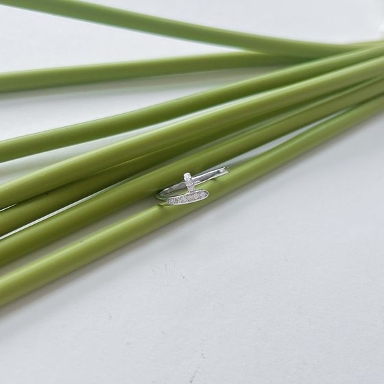 Серебряное кольцо с фианитами