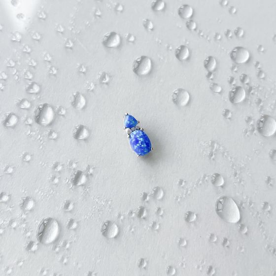 Серебряная подвеска с опалом 0.83ct