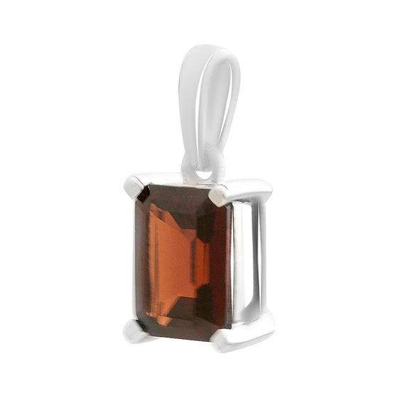 Серебряная подвеска с гранатом 1.888ct