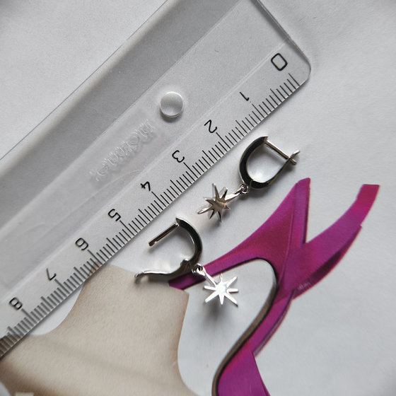 Серебряные серьги без камней