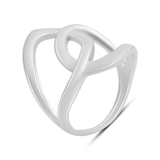 Серебряное кольцо без камней