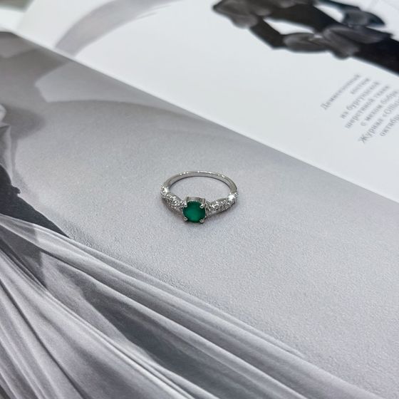 Серебряное кольцо с агатом 1.085ct