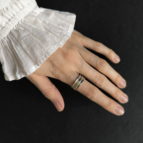 Серебряное кольцо без камней