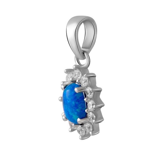 Серебряная подвеска с опалом 0.867ct