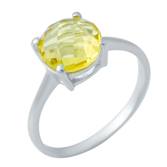 Серебряное кольцо с цитрином nano 2.74ct