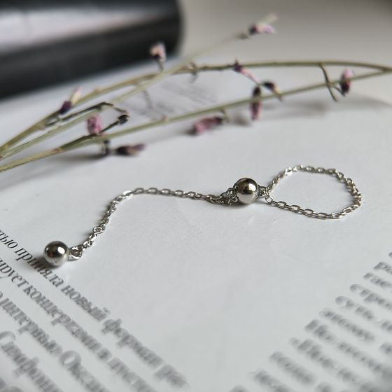 Серебряное кольцо без камней