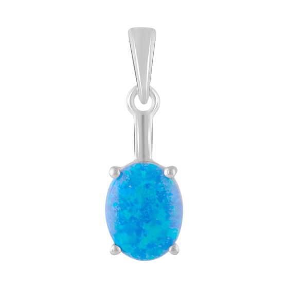 Серебряная подвеска с опалом 0.925ct