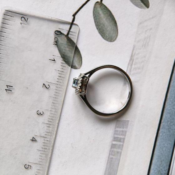 Серебряное кольцо с мистик топазом 0.358ct