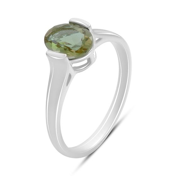 Серебряное кольцо с султанитом 5.528ct