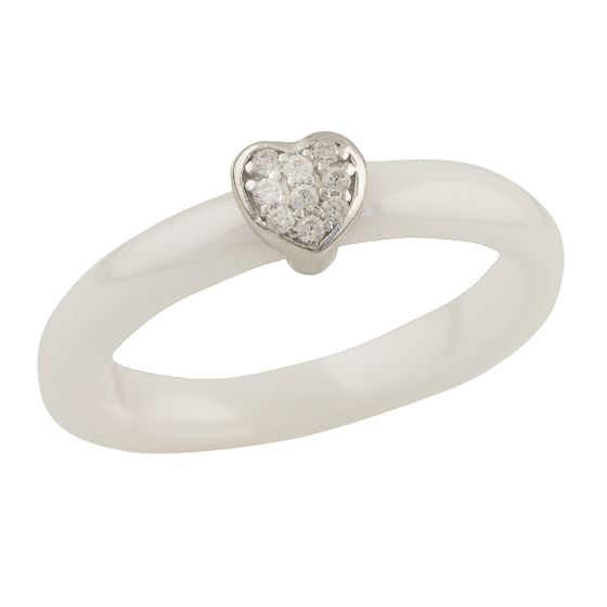 Серебряное кольцо с керамикой