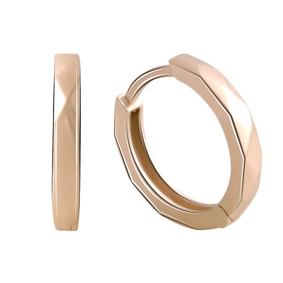 Золотые серьги без камней