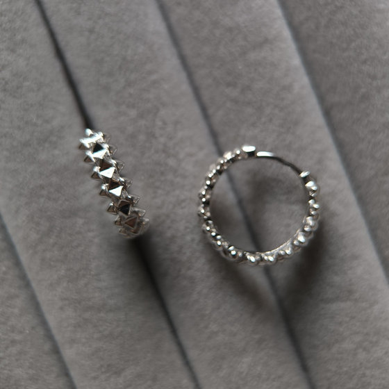 Серебряные серьги без камней