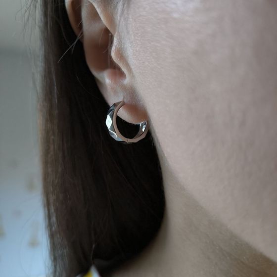 Серебряные серьги без камней Серебряные серьги без камней