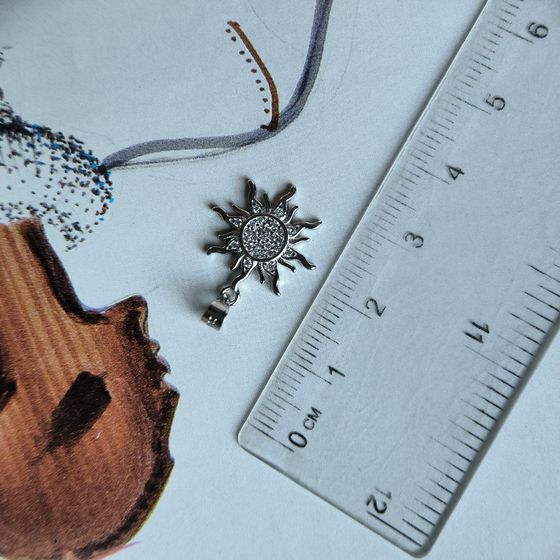 Серебряная подвеска с фианитами