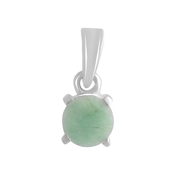 Серебряная подвеска с изумрудом 0.453ct