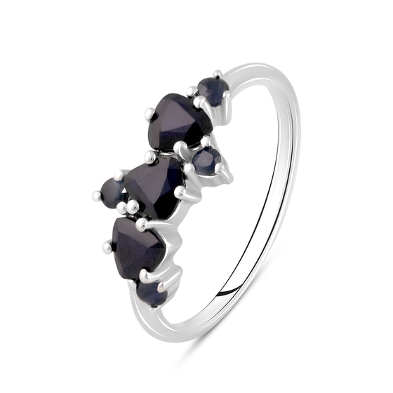 Серебряное кольцо с сапфиром 1.162ct