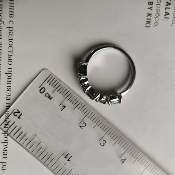 Серебряное кольцо с мистик топазом 1.192ct