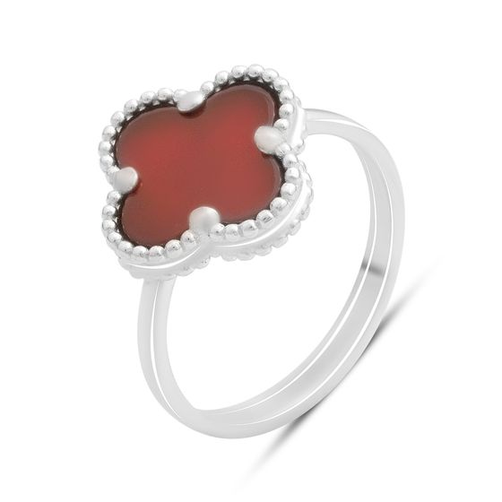 Серебряное кольцо с агатом