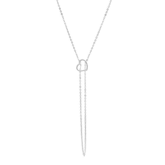 Серебряное колье без камней