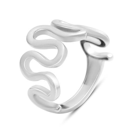 Серебряное кольцо без камней