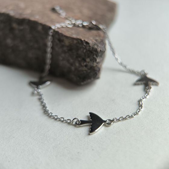 Серебряный браслет без камней