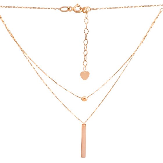 Золотое колье без камней