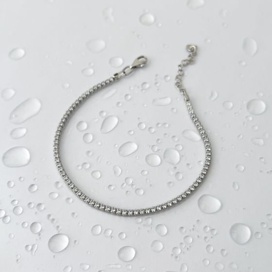 Золотой браслет с фианитами 1.44ct