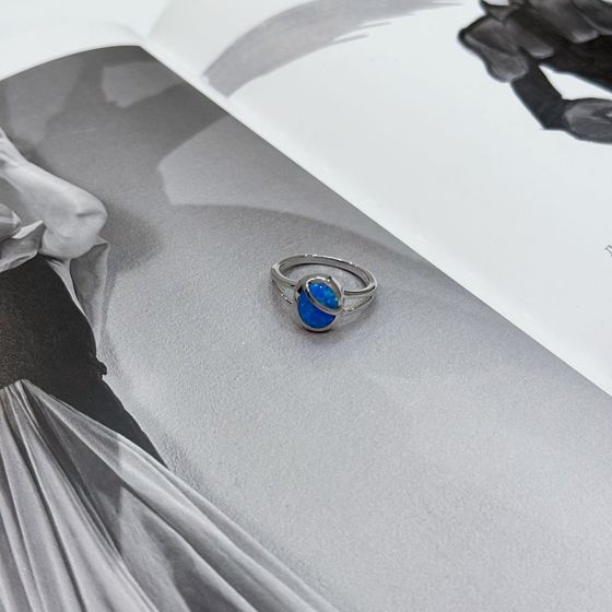 Серебряное кольцо с опалом 1.025ct