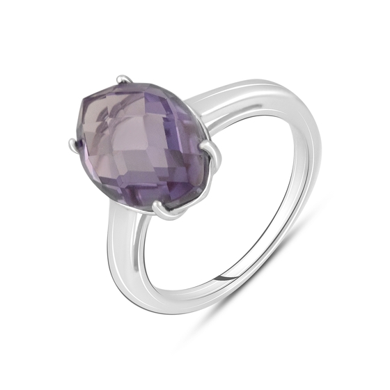 Серебряное кольцо с александритом 7.37ct