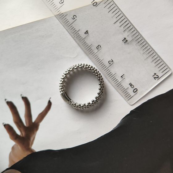 Серебряное кольцо без камней