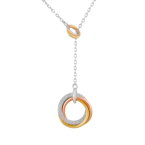 Серебряное колье с фианитами