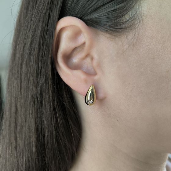 Серебряные серьги без камней