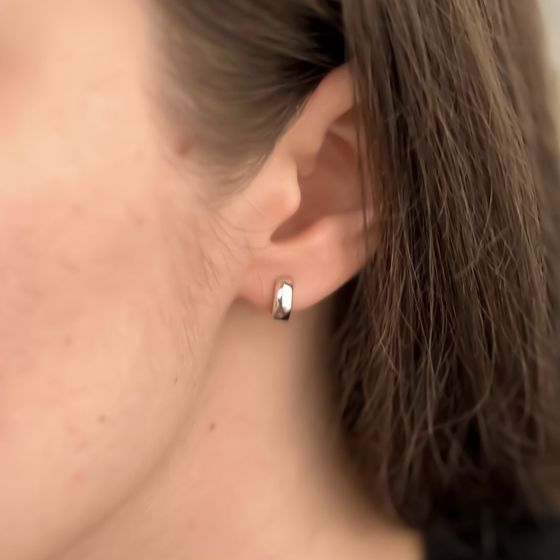 Серебряные серьги без камней