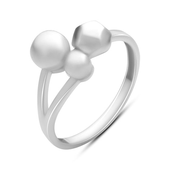 Серебряное кольцо без камней