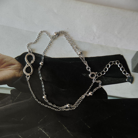 Серебряный браслет с фианитами