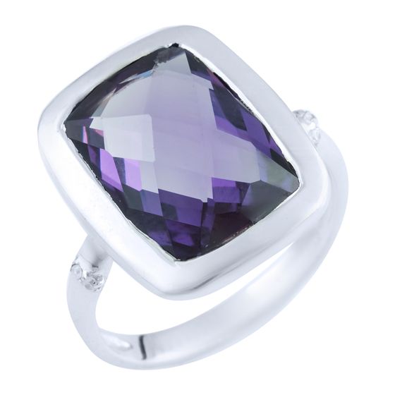 Серебряное кольцо с александритом 8.1ct