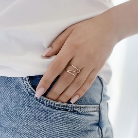 Золотое кольцо без камней