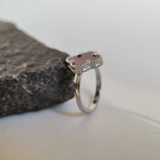 Серебряное кольцо с агатом