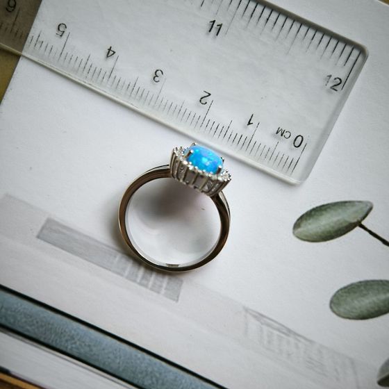 Серебряное кольцо с опалом 1.265ct