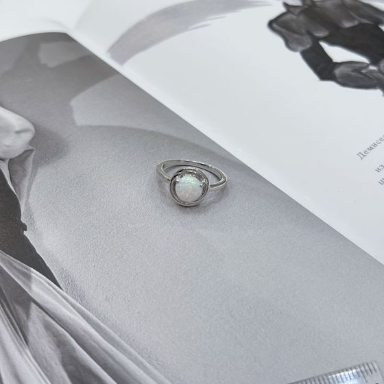 Серебряное кольцо с опалом 0.906ct