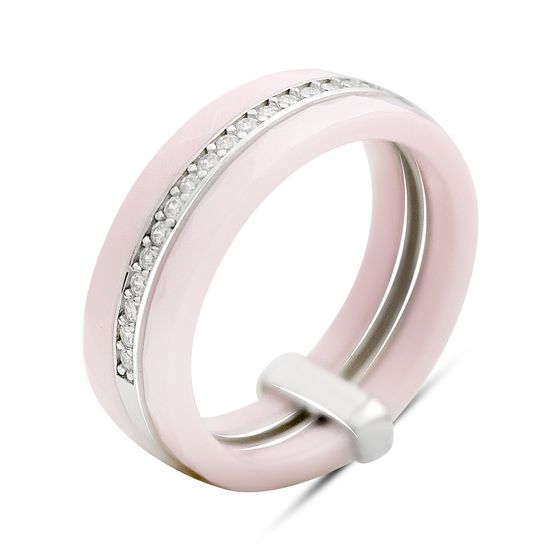 Серебряное кольцо с керамикой