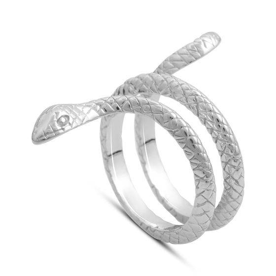 Серебряное кольцо без камней