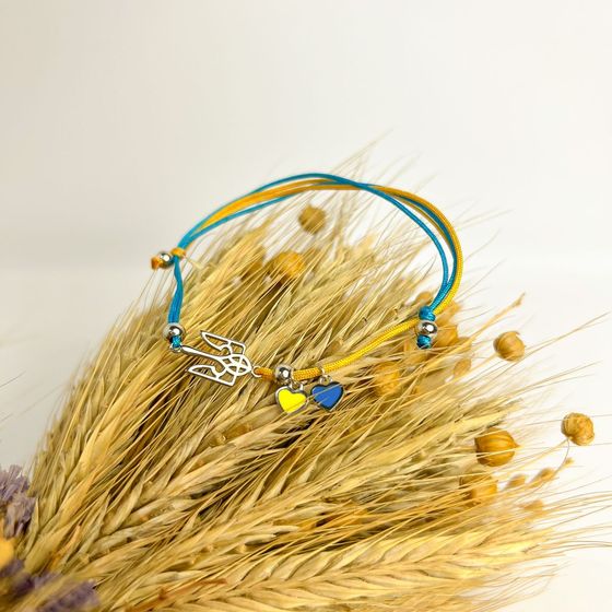 Серебряный браслет с емаллю