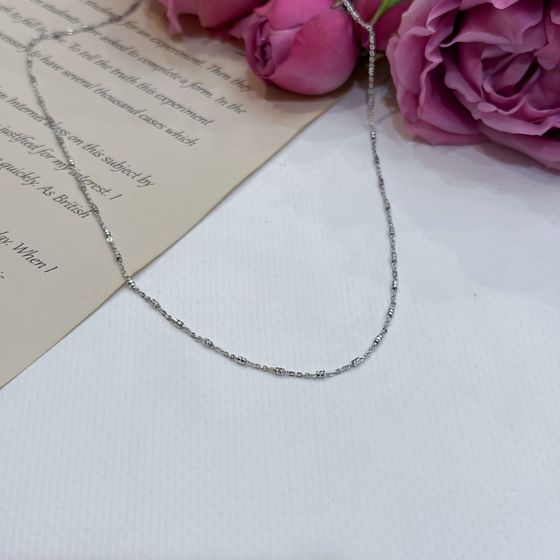 Серебряная цепочка без камней Серебряная цепочка без камней