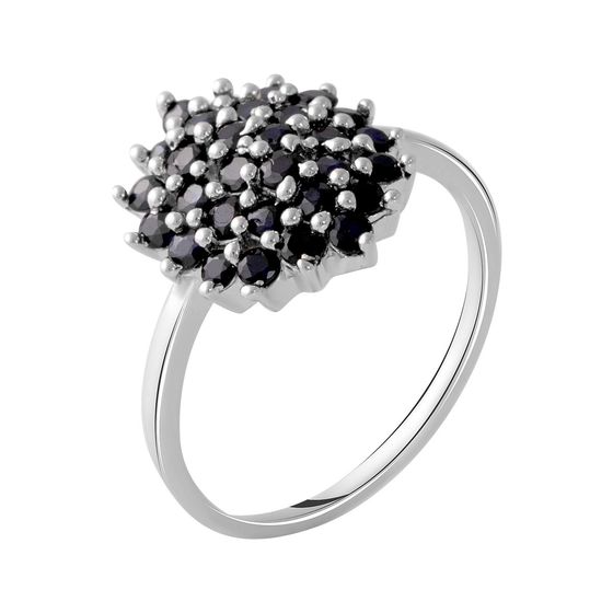 Серебряное кольцо с сапфиром 1.356ct