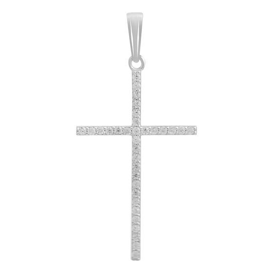 Золотая подвеска с фианитами 0.33ct