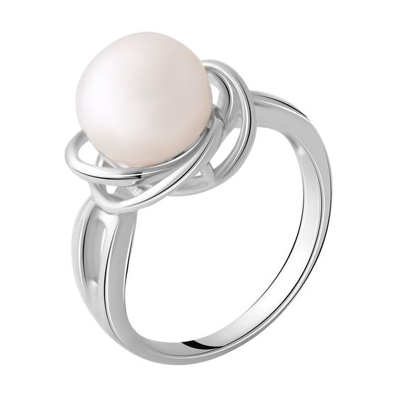 Серебряное кольцо с перлами 4.376ct