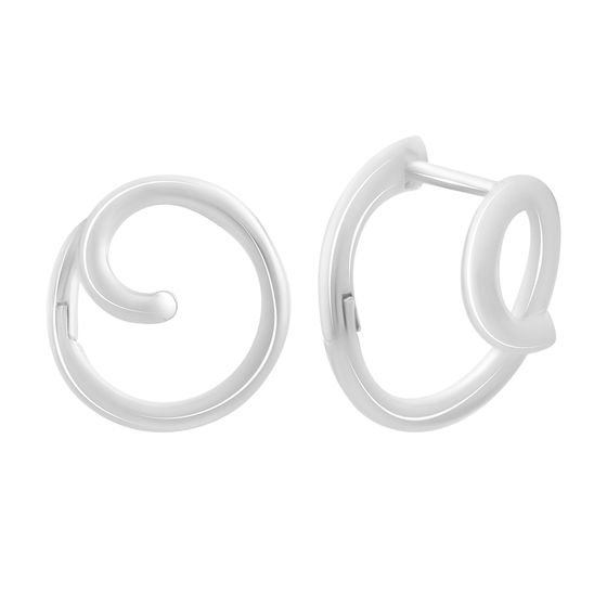 Серебряные серьги без камней